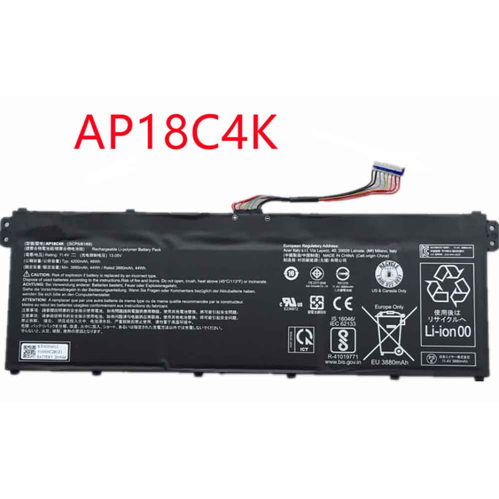 Batería para ACER AP18C4K